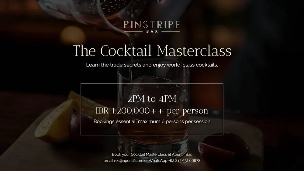Pinstripe The Cocktail Masterclass