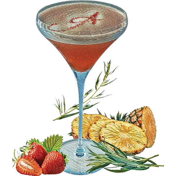 Pinstripe Bar Cocktail - The Anthropologist