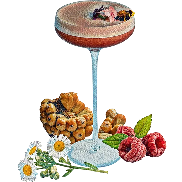 Pinstripe Bar Cocktail - The Dancer