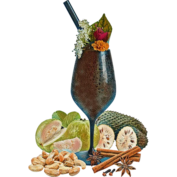 Pinstripe Bar Cocktail - The Illustrator