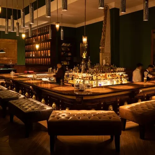 Pinstripe Bar Interior